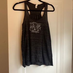 Willie’s Guitars tank top heathered gray size L